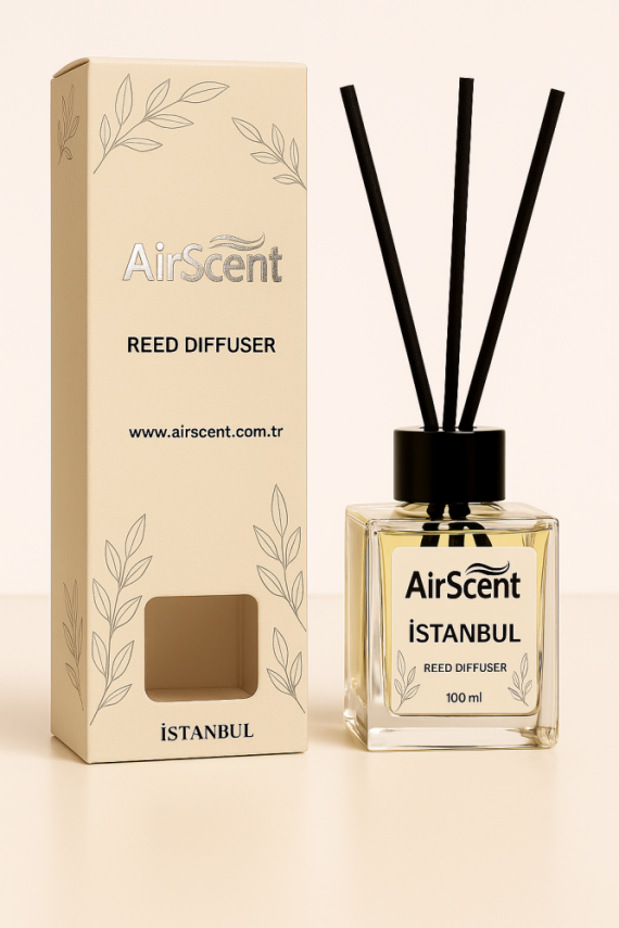 Airscent Çubuklu Oda Kokusu – İstanbul (Oriental Woody Amber) 100 ML - Kare - 1