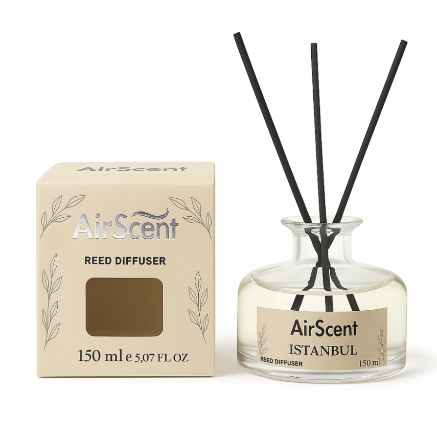 Airscent Çubuklu Oda Kokusu – İstanbul (Oriental Woody Amber) 150 ML - 1