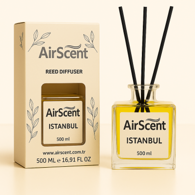 Airscent Çubuklu Oda Kokusu – İstanbul (Oriental Woody Amber) 500 ML