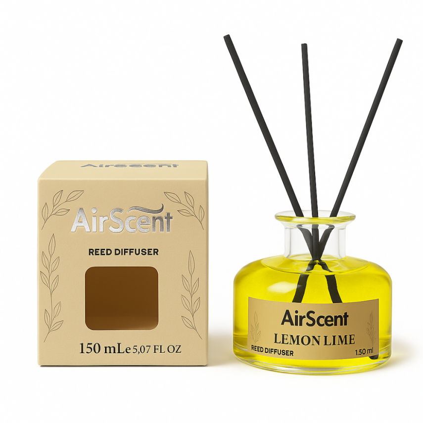 Airscent Çubuklu Oda Kokusu – Lemon Lime 150 ML - 1
