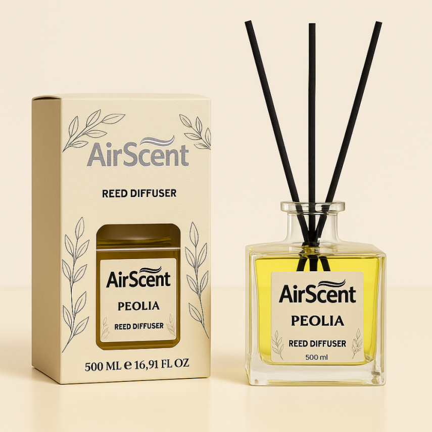 Airscent Çubuklu Oda Kokusu – Peolia 500 ML - 1