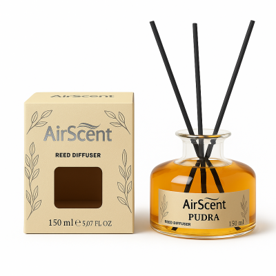 Airscent Çubuklu Oda Kokusu – Pudra (Powder Floral Essence) 150 ML