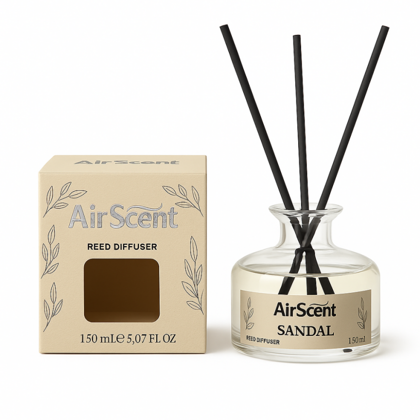 Airscent Çubuklu Oda Kokusu – Sandal (Sandalwood) 150 ML - 1