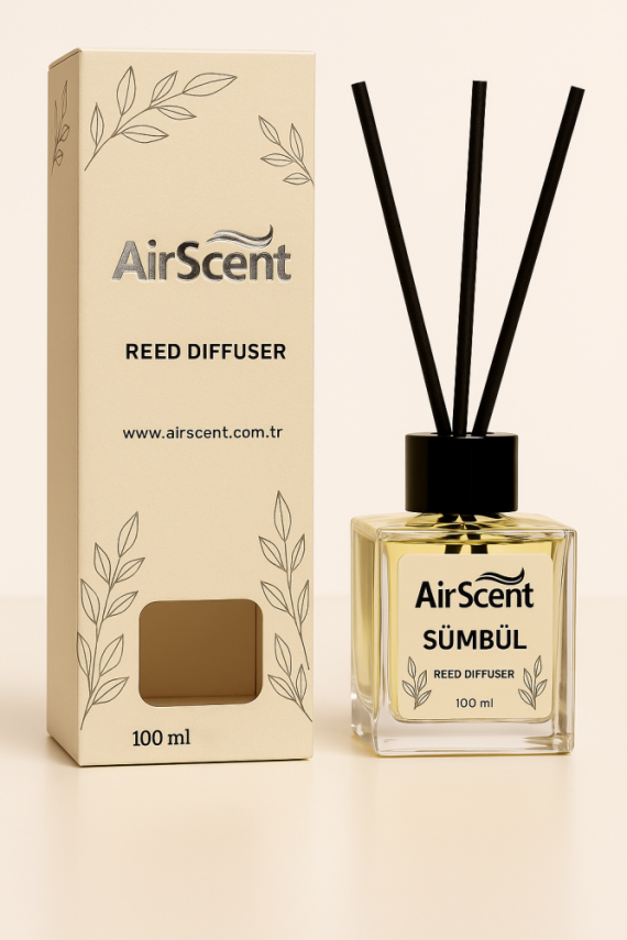 Airscent Çubuklu Oda Kokusu – Sümbül 100 ML - Kare - 1