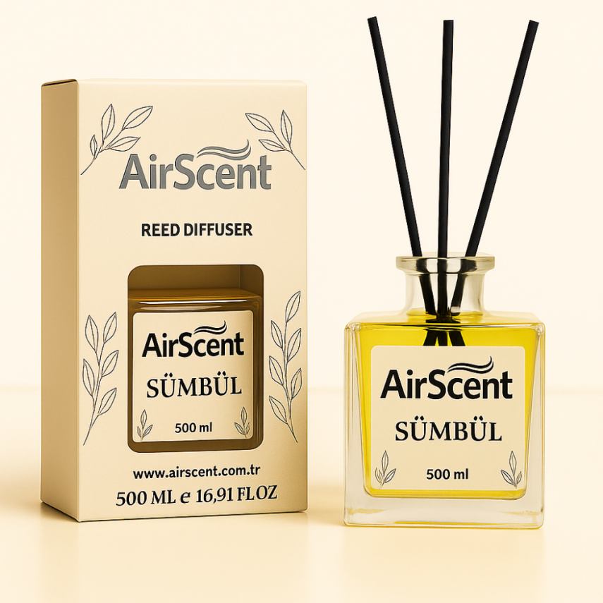 Airscent Çubuklu Oda Kokusu – Sümbül 500 ML - 1