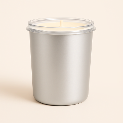 Airscent Gümüş Cam Bardak Mum