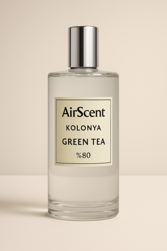 Airscent Kolonya – Green Tea (Citrus Green Floral) 200 ML - Silindir - 1