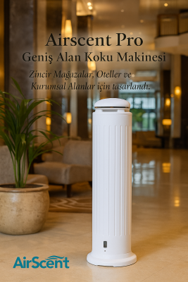 Airscent Pro Geniş Alan Koku Makinesi (Beyaz)
