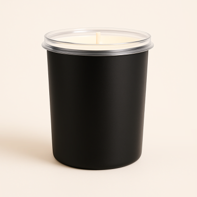 Airscent Siyah Cam Bardak Mum